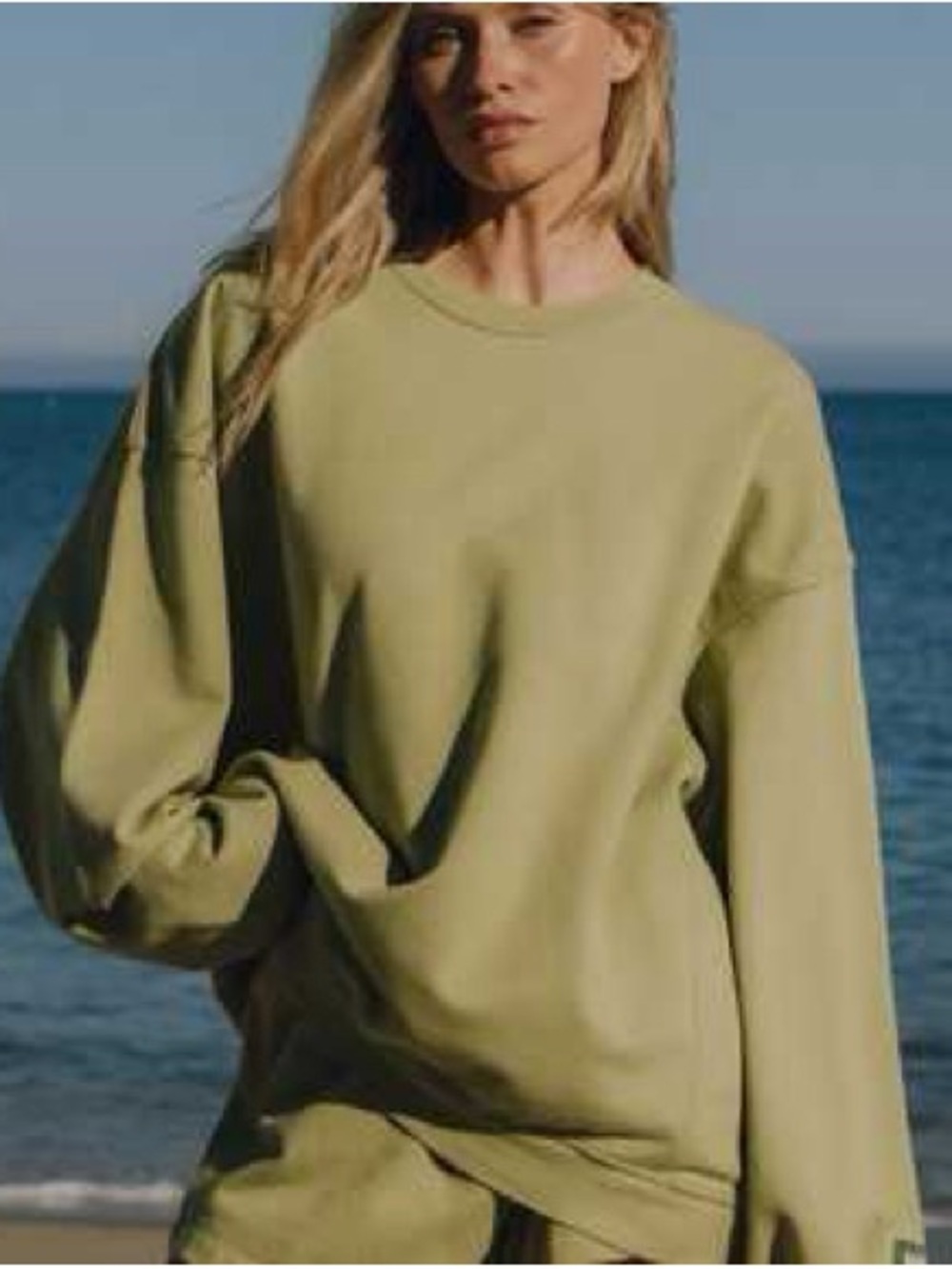 Daily Drills Unisex Oversized Crew (Matcha)
